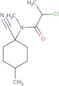 2-Chloro-N-(1-cyano-4-methylcyclohexyl)-N-methylpropanamide