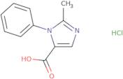 2-Methyl-1-phenyl-1H-imidazole-5-carboxylic acid hydrochloride