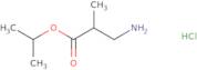 Propan-2-yl 3-amino-2-methylpropanoate hydrochloride