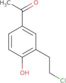 1-[3-(2-Chloroethyl)-4-hydroxyphenyl]ethan-1-one