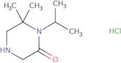 6,6-Dimethyl-1-(propan-2-yl)piperazin-2-one hydrochloride