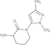 3-Amino-1-(1,3-dimethyl-1H-pyrazol-5-yl)piperidin-2-one