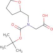 2-{[(tert-Butoxy)carbonyl](oxolan-2-ylmethyl)amino}acetic acid