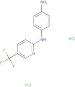 1-N-[5-(Trifluoromethyl)pyridin-2-yl]benzene-1,4-diamine dihydrochloride