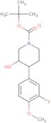 tert-Butyl 4-(3-fluoro-4-methoxyphenyl)-3-hydroxypiperidine-1-carboxylate