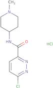 6-Chloro-N-(1-methylpiperidin-4-yl)pyridazine-3-carboxamide hydrochloride