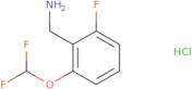 [2-(difluoromethoxy)-6-fluorophenyl]methanamine hydrochloride