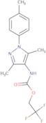 2,2,2-Trifluoroethyl N-[3,5-dimethyl-1-(4-methylphenyl)-1H-pyrazol-4-yl]carbamate