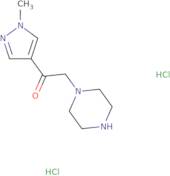 1-(1-Methyl-1H-pyrazol-4-yl)-2-(piperazin-1-yl)ethan-1-one dihydrochloride