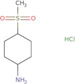 4-Methanesulfonylcyclohexan-1-amine hydrochloride