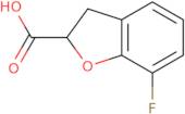 7-Fluoro-2,3-dihydro-1-benzofuran-2-carboxylic acid