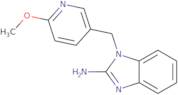 1-[(6-Methoxypyridin-3-yl)methyl]-1H-1,3-benzodiazol-2-amine