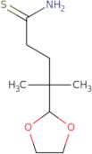 4-(1,3-Dioxolan-2-yl)-4-methylpentanethioamide