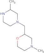 4-Methyl-2-[(3-methylpiperazin-1-yl)methyl]morpholine