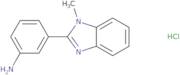 3-(1-Methyl-1H-1,3-benzodiazol-2-yl)aniline hydrochloride