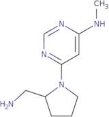 6-[2-(Aminomethyl)pyrrolidin-1-yl]-N-methylpyrimidin-4-amine