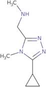 [(5-Cyclopropyl-4-methyl-4H-1,2,4-triazol-3-yl)methyl](methyl)amine