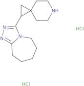 1-{5H,6H,7H,8H,9H-[1,2,4]Triazolo[4,3-a]azepin-3-yl}-6-azaspiro[2.5]octane dihydrochloride