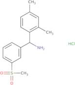 (2,4-Dimethylphenyl)(3-methanesulfonylphenyl)methanamine hydrochloride