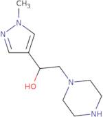 1-(1-Methyl-1H-pyrazol-4-yl)-2-(piperazin-1-yl)ethan-1-ol