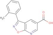 3-(2-Methylphenyl)-[1,2]oxazolo[5,4-b]pyridine-5-carboxylic acid