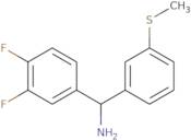 (3,4-Difluorophenyl)[3-(methylsulfanyl)phenyl]methanamine