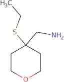 [4-(Ethylsulfanyl)oxan-4-yl]methanamine