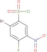 2-Bromo-4-fluoro-5-nitrobenzene-1-sulfonyl chloride