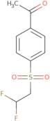 1-[4-(2,2-Difluoroethanesulfonyl)phenyl]ethan-1-one