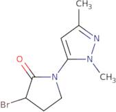 3-Bromo-1-(1,3-dimethyl-1H-pyrazol-5-yl)pyrrolidin-2-one