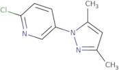 2-Chloro-5-(3,5-dimethyl-1H-pyrazol-1-yl)pyridine