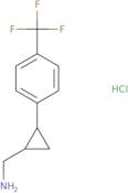 {2-[4-(Trifluoromethyl)phenyl]cyclopropyl}methanamine hydrochloride