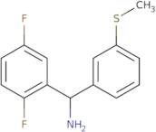 (2,5-Difluorophenyl)[3-(methylsulfanyl)phenyl]methanamine