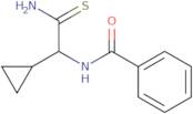 N-[Carbamothioyl(cyclopropyl)methyl]benzamide