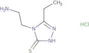 4-(2-Aminoethyl)-5-ethyl-4H-1,2,4-triazole-3-thiol hydrochloride