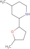 4-Methyl-2-(5-methyloxolan-2-yl)piperidine