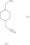 2-[4-(Aminomethyl)piperidin-1-yl]acetonitrile dihydrochloride