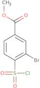 methyl 3-bromo-4-(chlorosulfonyl)benzoate