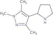 1,3,5-Trimethyl-4-(pyrrolidin-2-yl)-1H-pyrazole