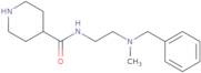 N-{2-[Benzyl(methyl)amino]ethyl}piperidine-4-carboxamide