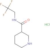 N-(2,2,2-Trifluoroethyl)piperidine-3-carboxamide hydrochloride