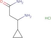 3-Amino-3-cyclopropylpropanamide hydrochloride