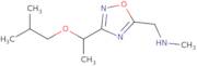 Methyl({3-[1-(2-methylpropoxy)ethyl]-1,2,4-oxadiazol-5-yl}methyl)amine