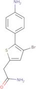 2-[5-(4-Aminophenyl)-4-bromothiophen-2-yl]acetamide