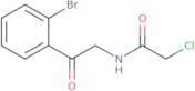 N-[2-(2-Bromophenyl)-2-oxoethyl]-2-chloroacetamide