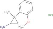 2-(2-Methoxyphenyl)-2-methylcyclopropan-1-amine hydrochloride