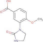 4-Methoxy-3-(2-oxoimidazolidin-1-yl)benzoic acid