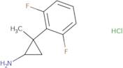 2-(2,6-Difluorophenyl)-2-methylcyclopropan-1-amine hydrochloride