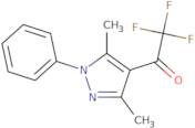 1-(3,5-Dimethyl-1-phenyl-1H-pyrazol-4-yl)-2,2,2-trifluoroethan-1-one