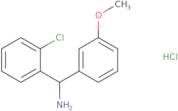 (2-Chlorophenyl)(3-methoxyphenyl)methanamine hydrochloride